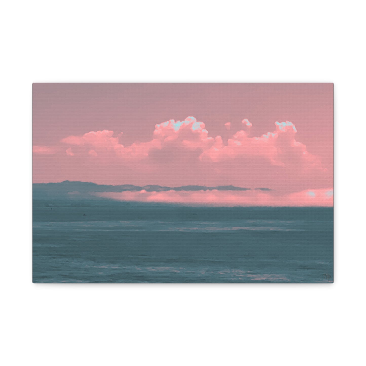 Croco-Cloud Canvas Print