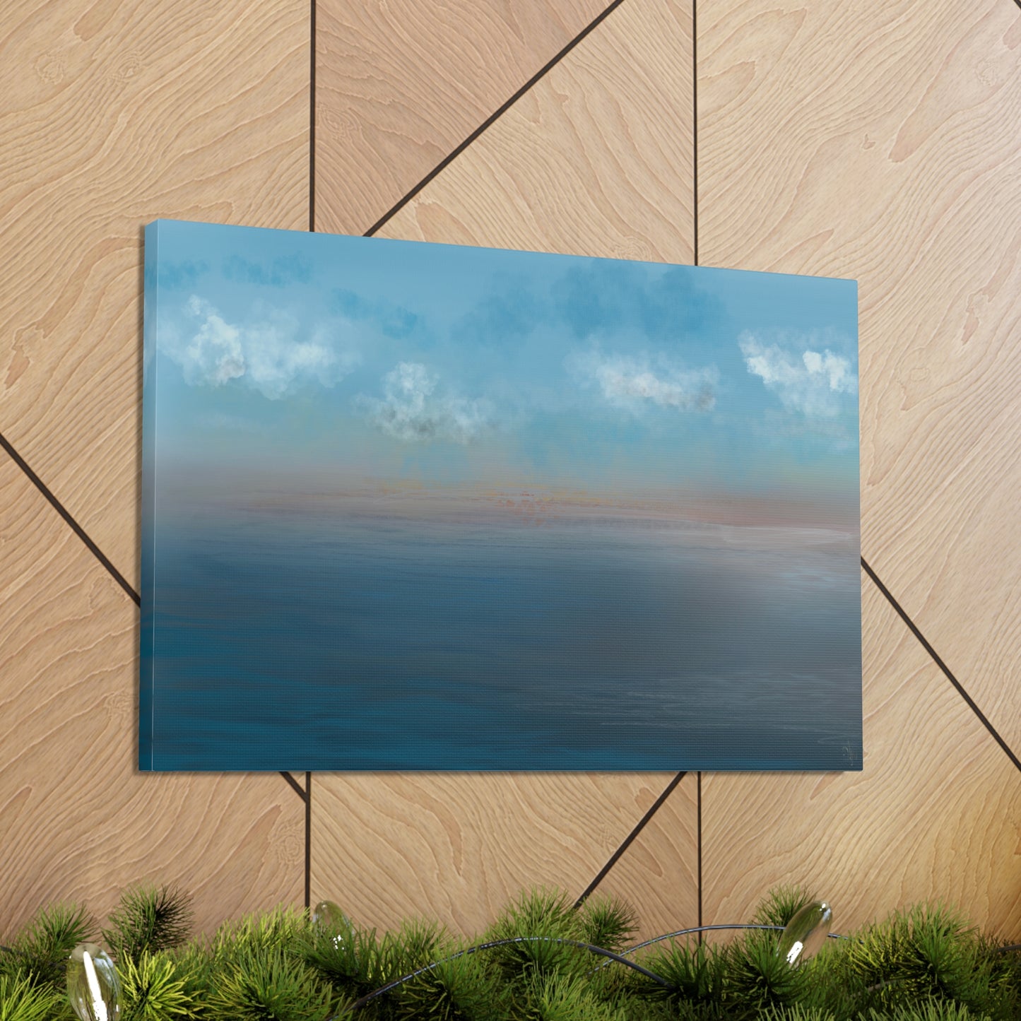 Abstract Coastal 9 Canvas Print