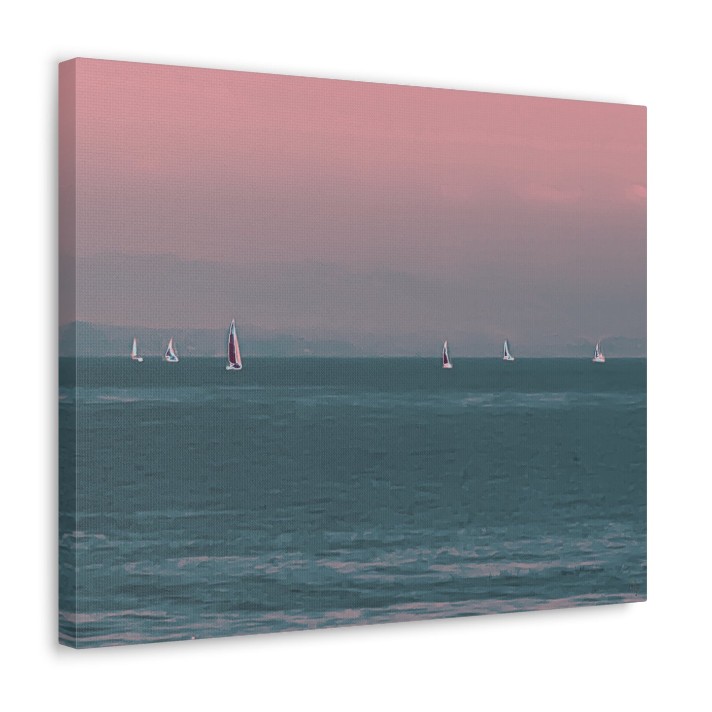 Six on the Water Canvas Print