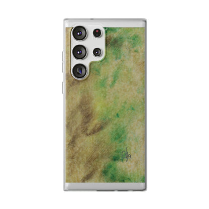 iPhone and Samsung Galaxy Flexi Phone Case Green Marble