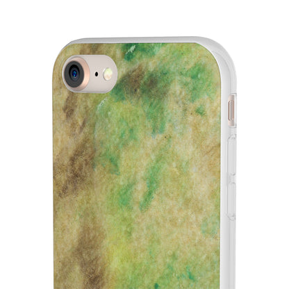 iPhone and Samsung Galaxy Flexi Phone Case Green Marble