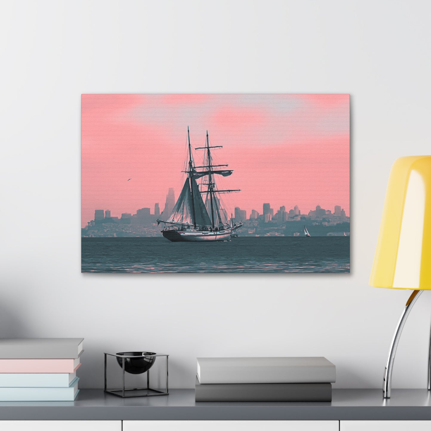 SF Bay Schooner Canvas Print