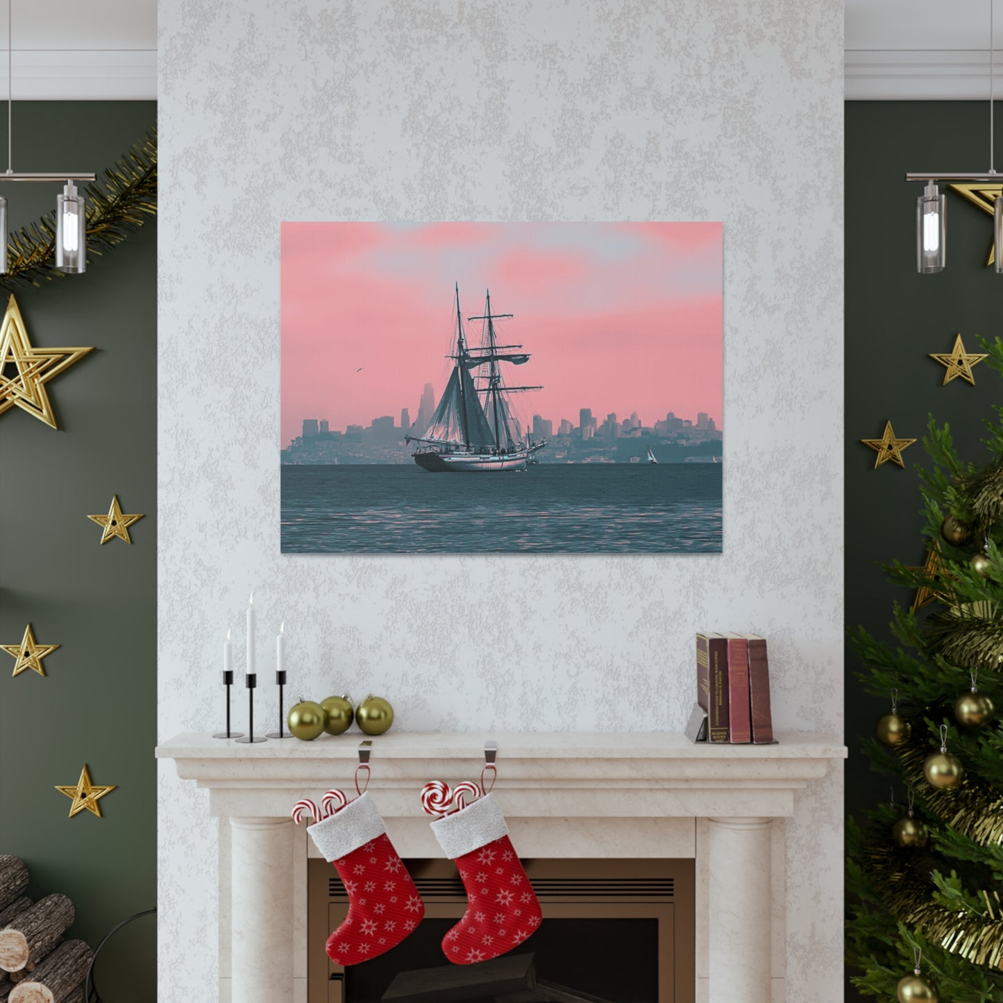 SF Bay Schooner Canvas Print