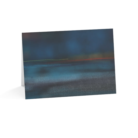 Abstract Coastal 11 Folded Greeting Card