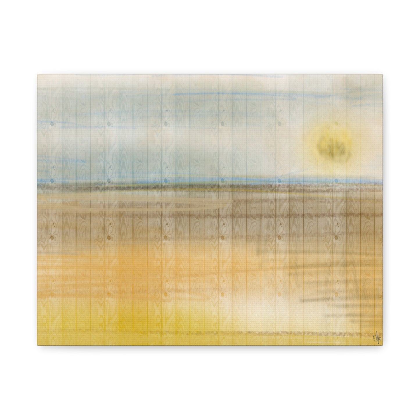 Abstract Coastal 3 Canvas Print