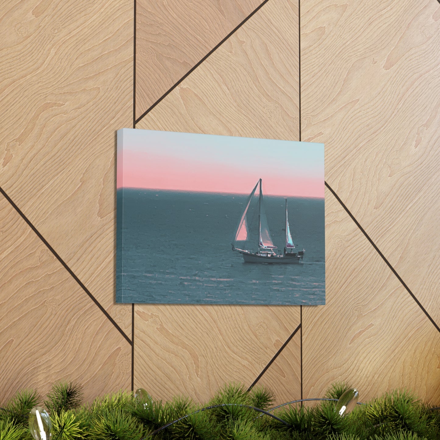 Way to Horizon Canvas Print