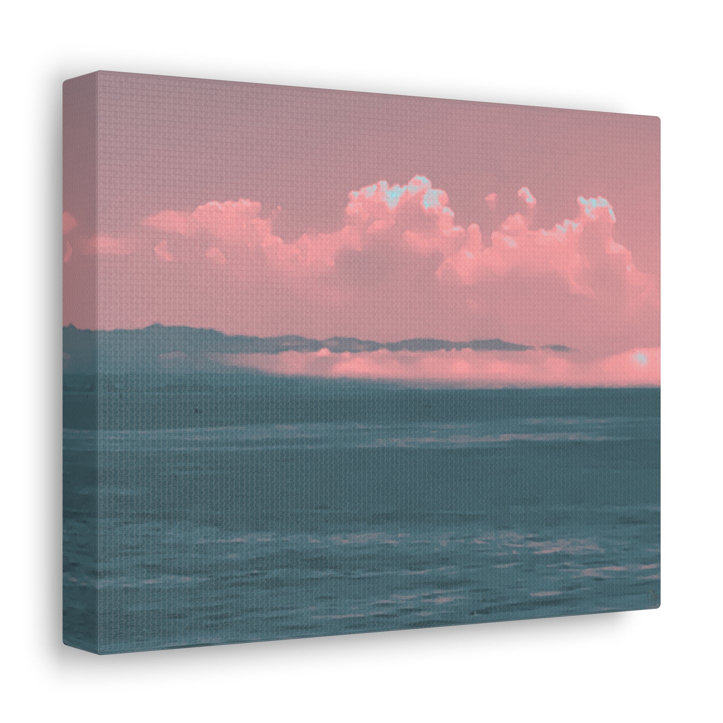 Croco-Cloud Canvas Print