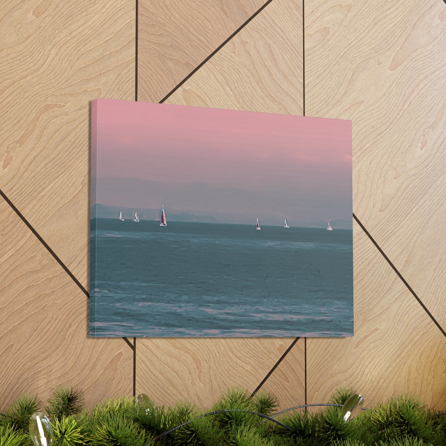 Six on the Water Canvas Print