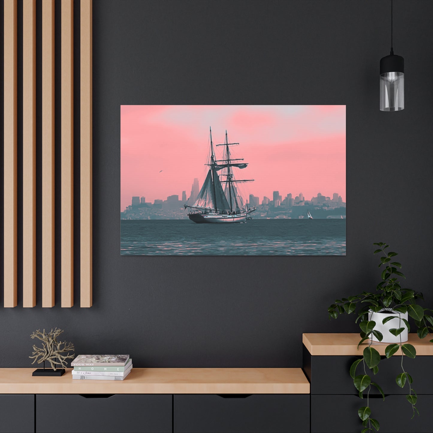 SF Bay Schooner Canvas Print