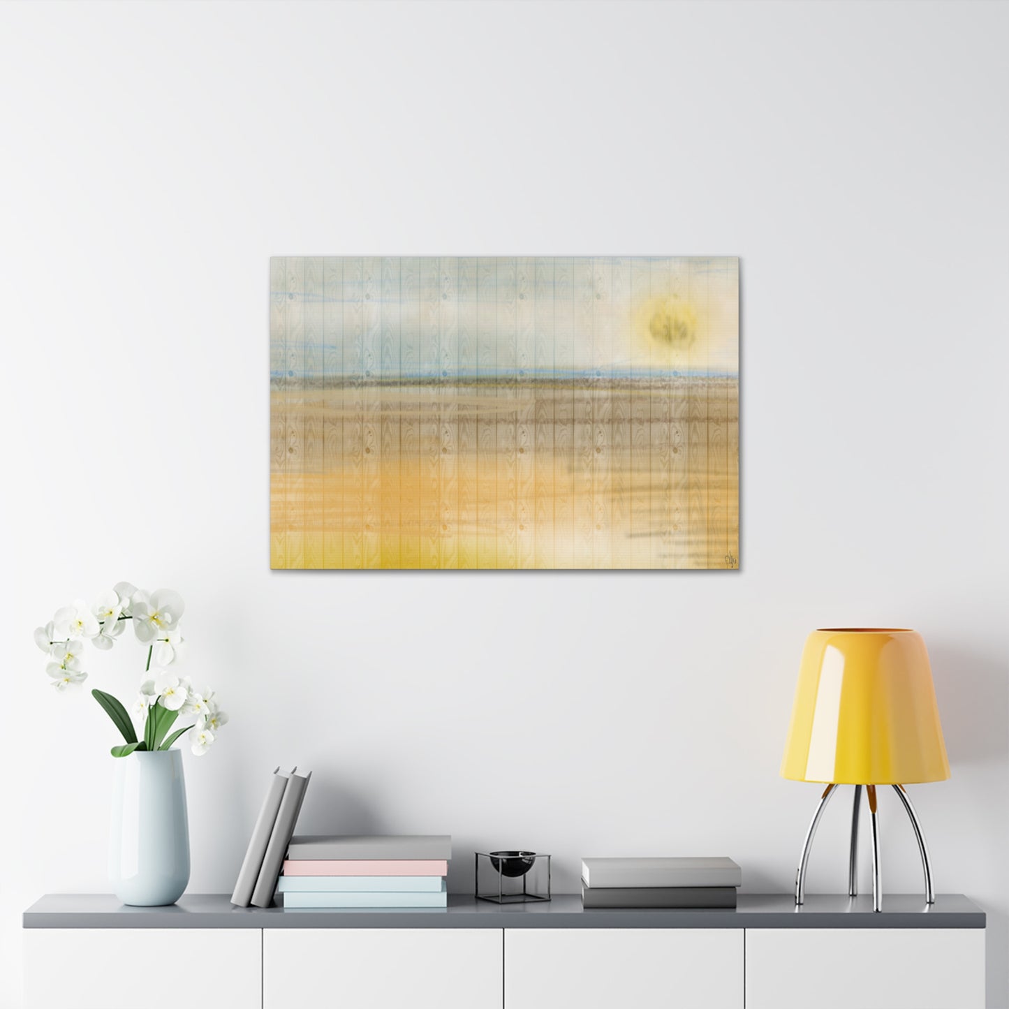 Abstract Coastal 3 Canvas Print