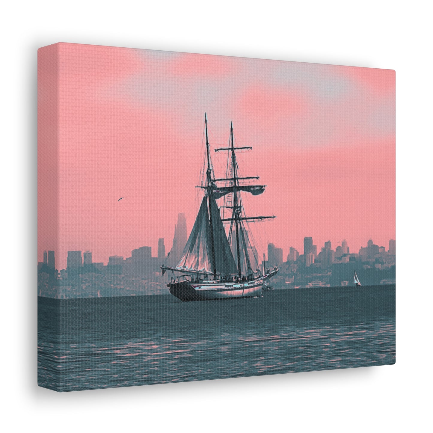 SF Bay Schooner Canvas Print