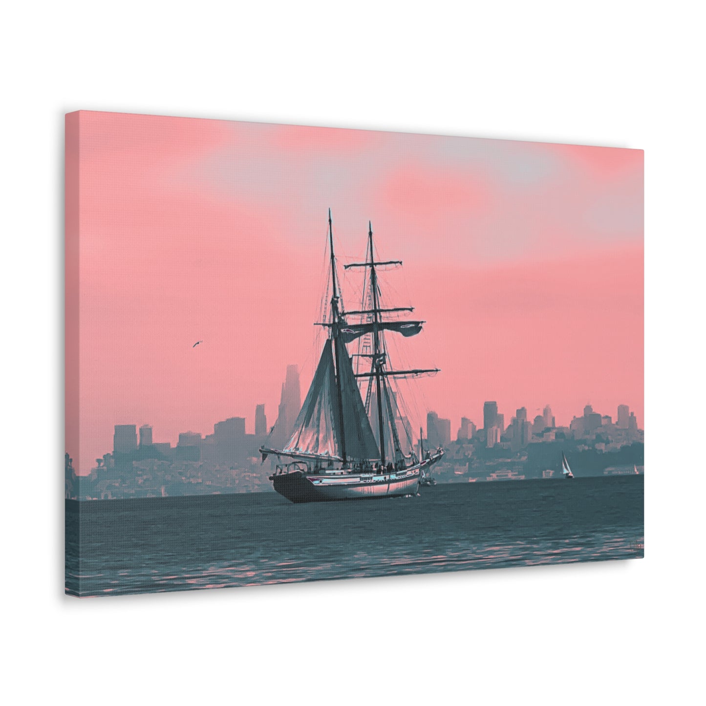 SF Bay Schooner Canvas Print