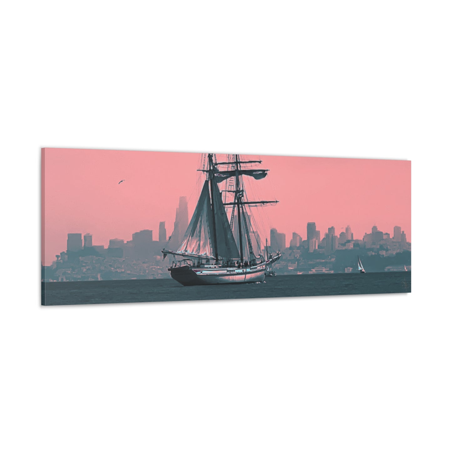 SF Bay Schooner Canvas Print