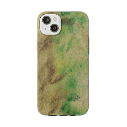 iPhone and Samsung Galaxy Flexi Phone Case Green Marble