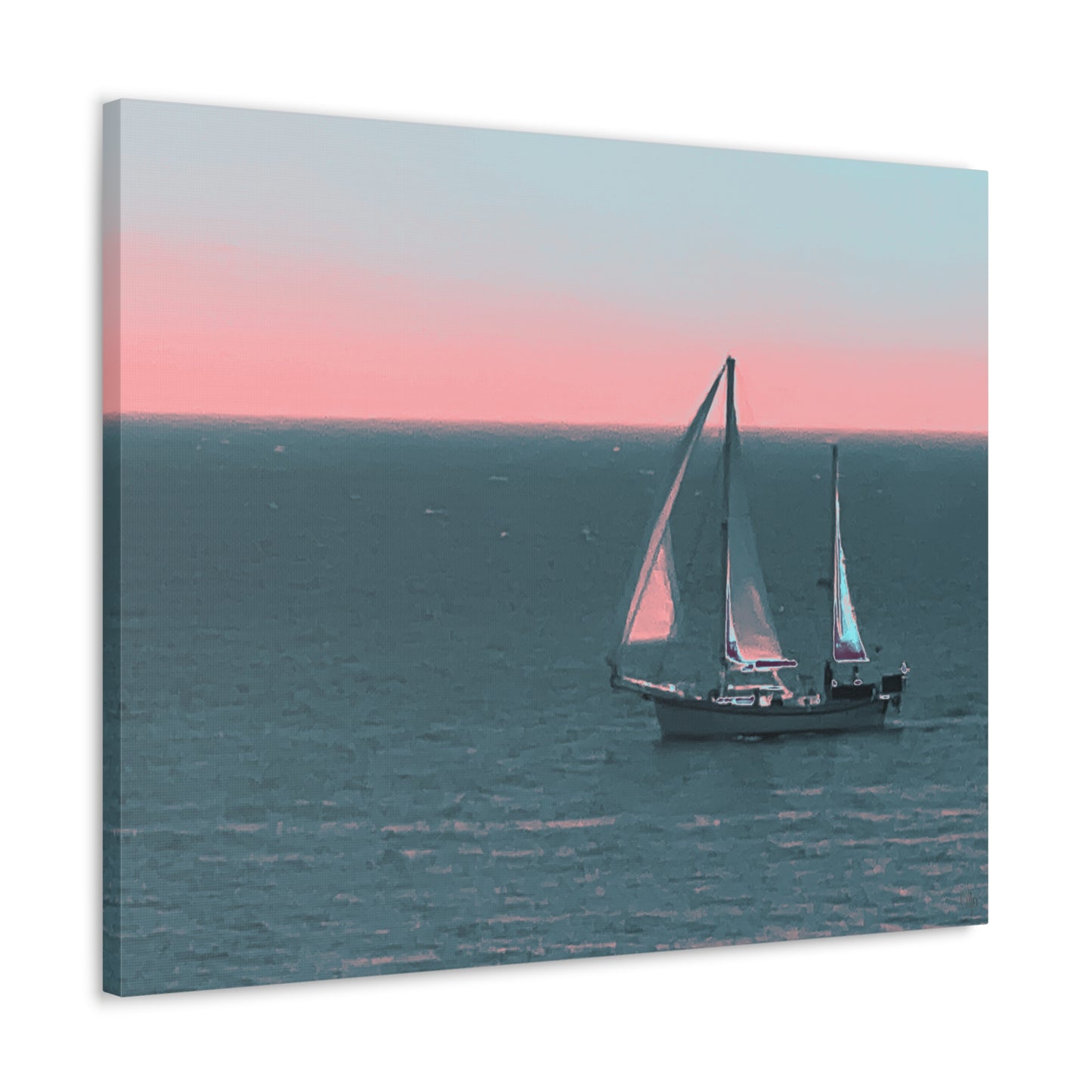 Way to Horizon Canvas Print