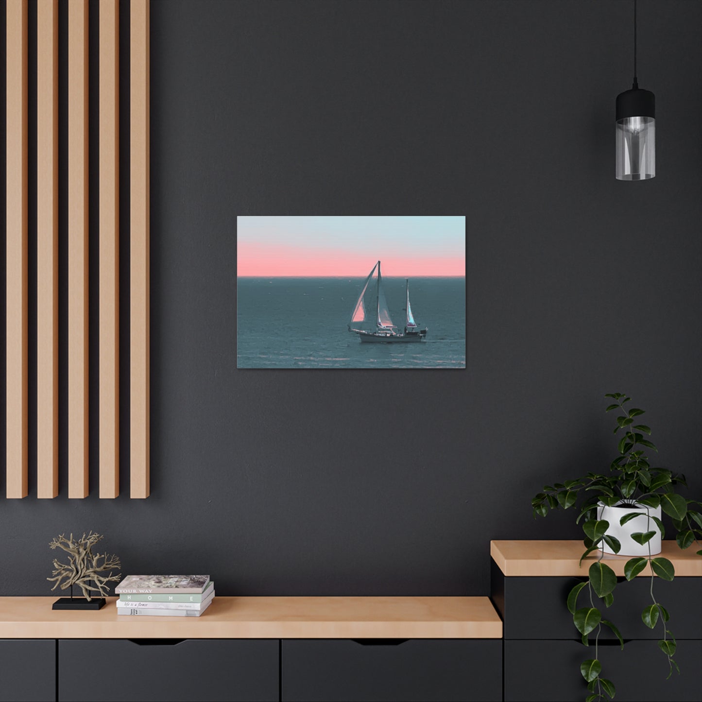 Way to Horizon Canvas Print