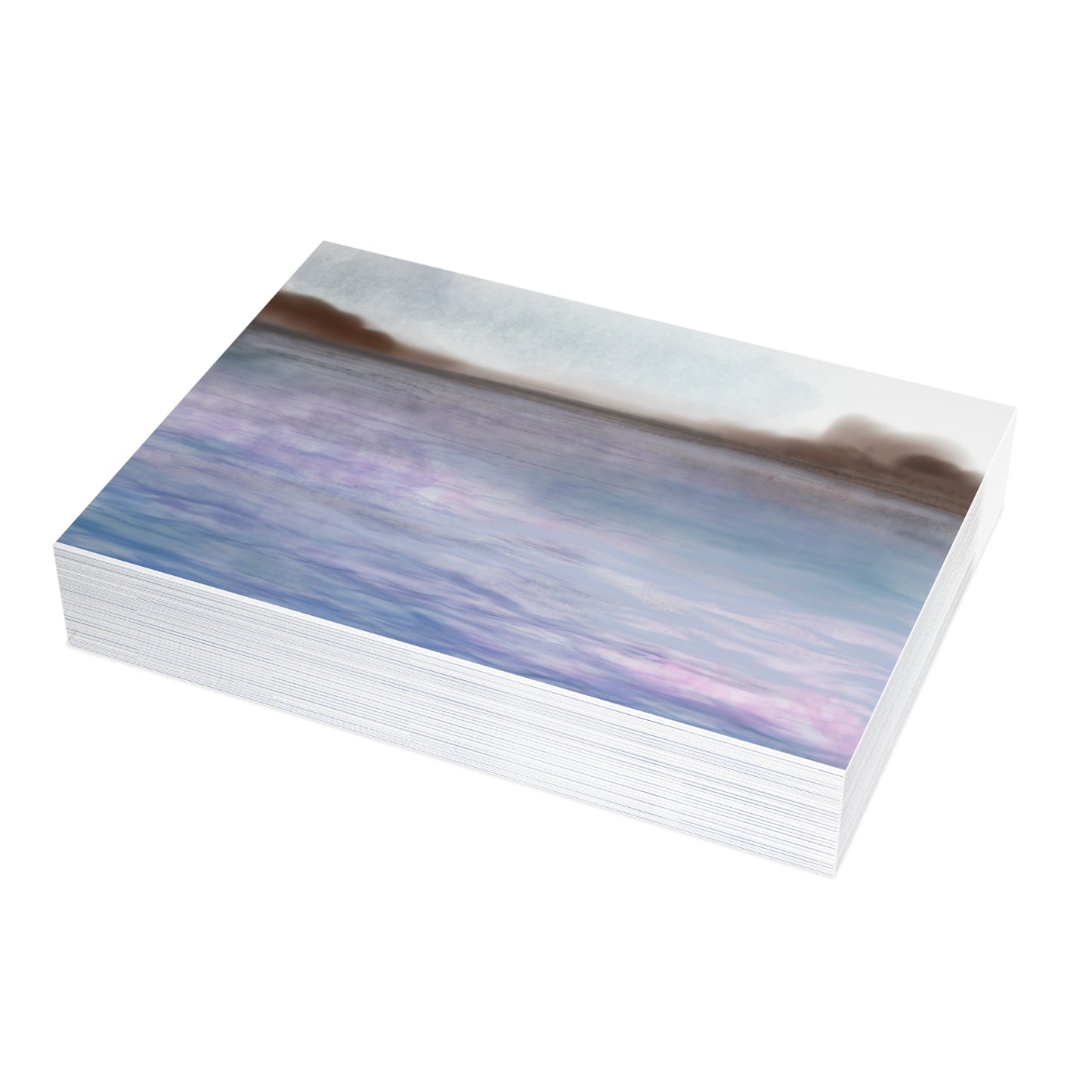 Abstract Coastal 7 Folded Greeting Card