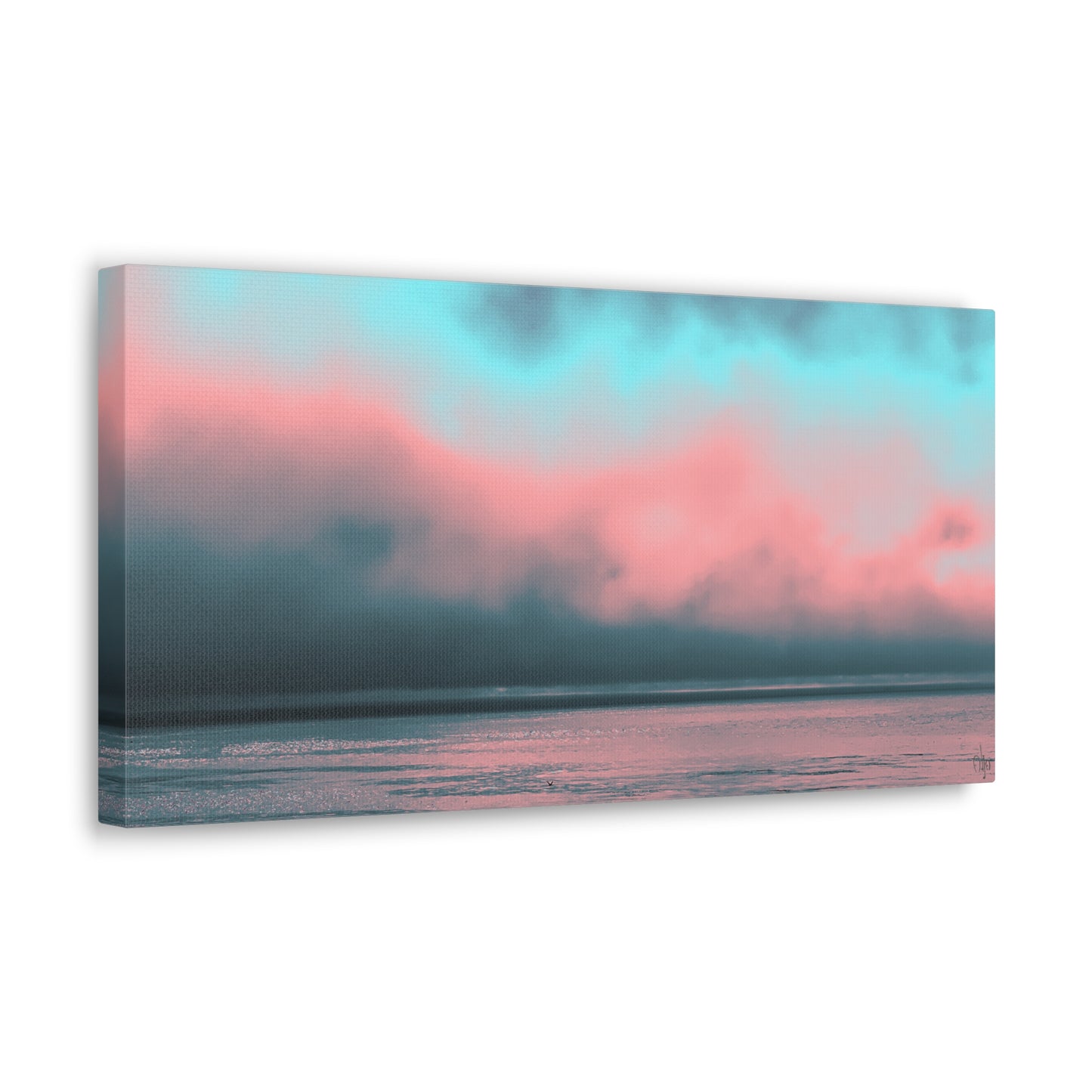 Electrifying Gradient Canvas Print