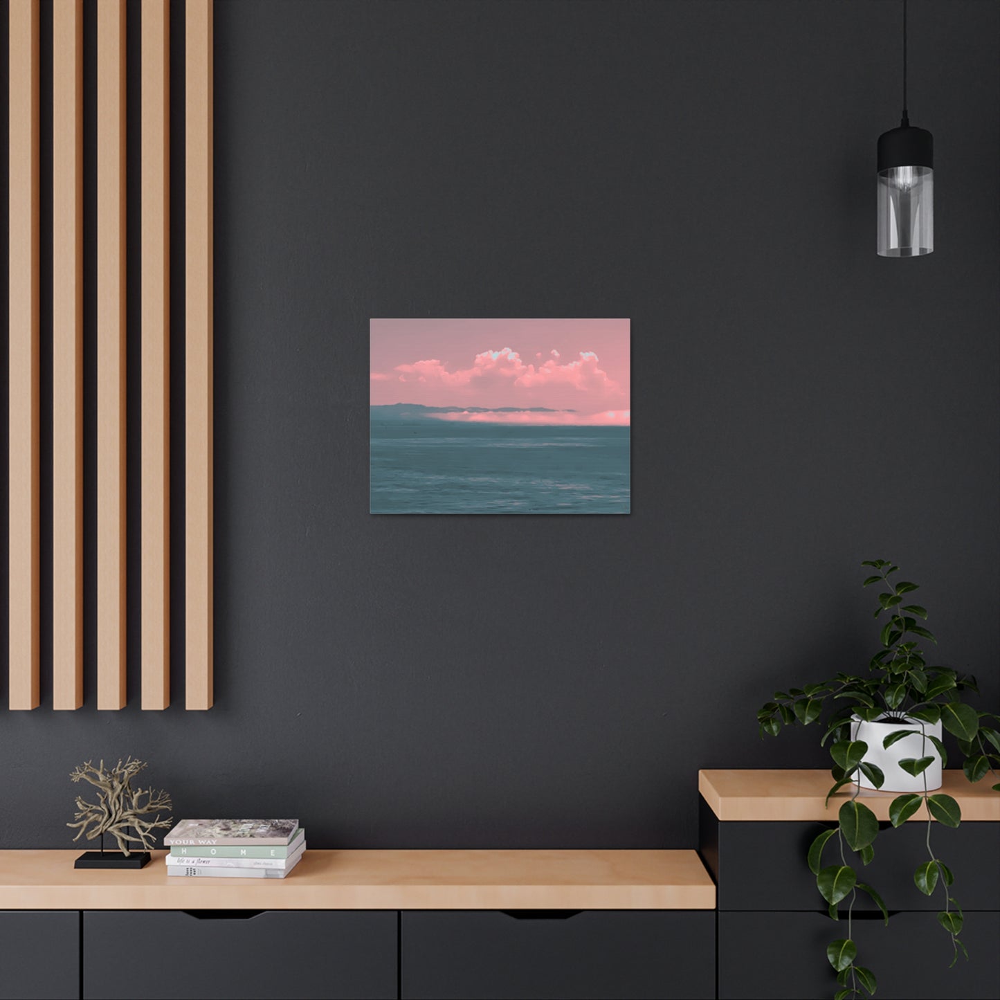 Croco-Cloud Canvas Print