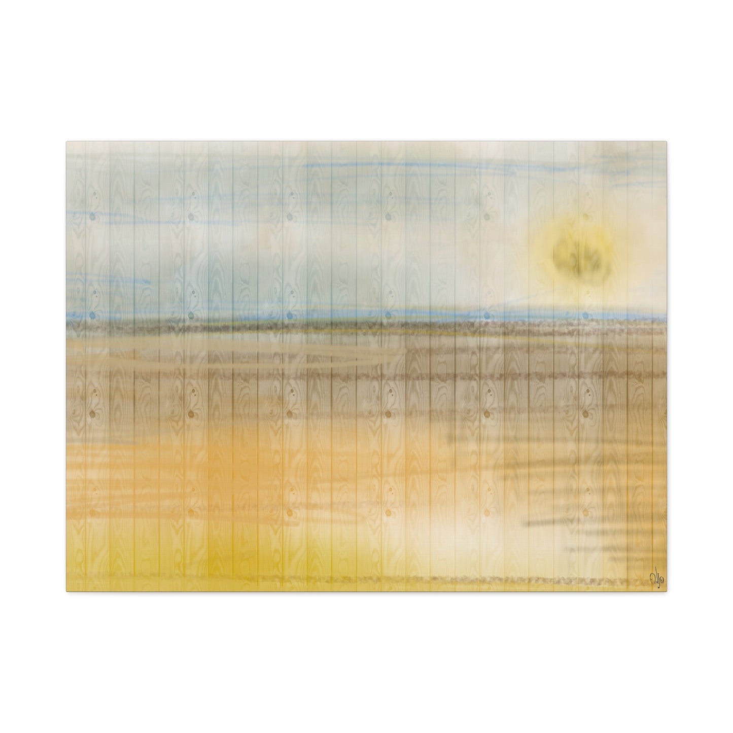 Abstract Coastal 3 Canvas Print