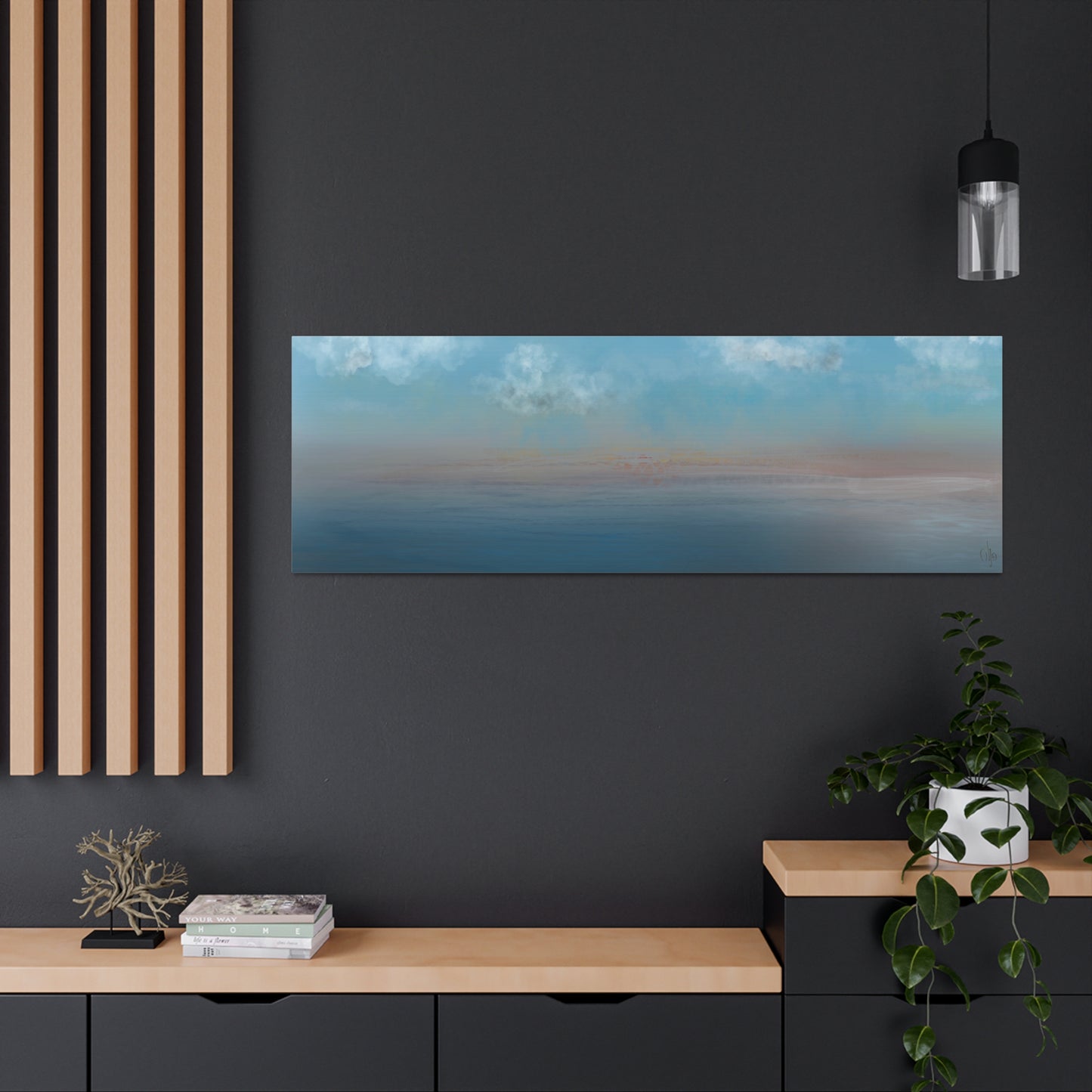 Abstract Coastal 9 Canvas Print