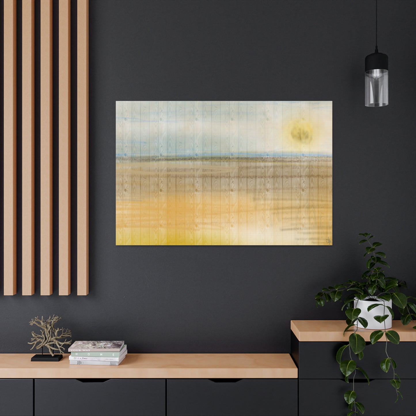 Abstract Coastal 3 Canvas Print