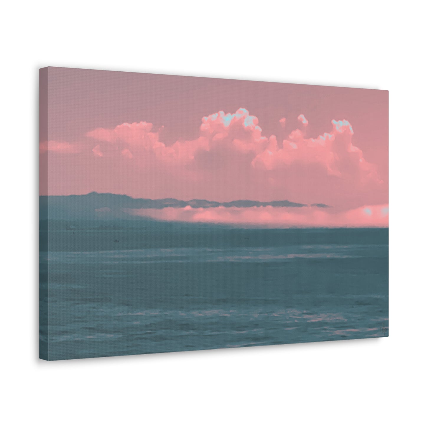 Croco-Cloud Canvas Print