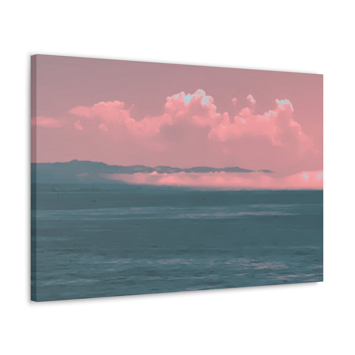 Croco-Cloud Canvas Print