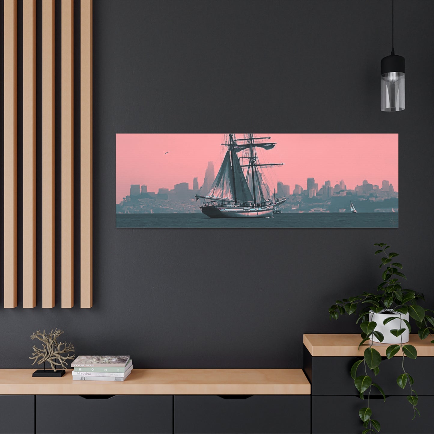 SF Bay Schooner Canvas Print