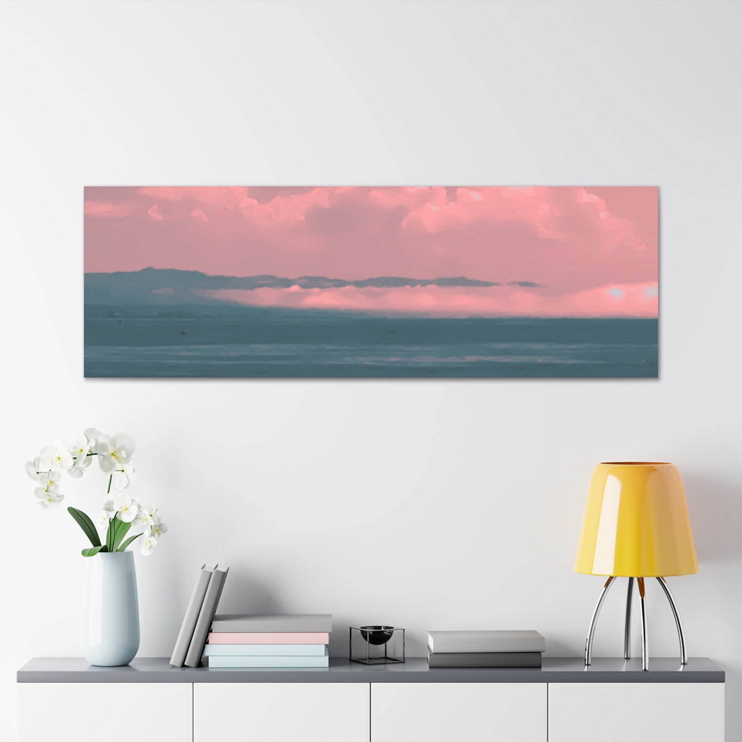 Croco-Cloud Canvas Print