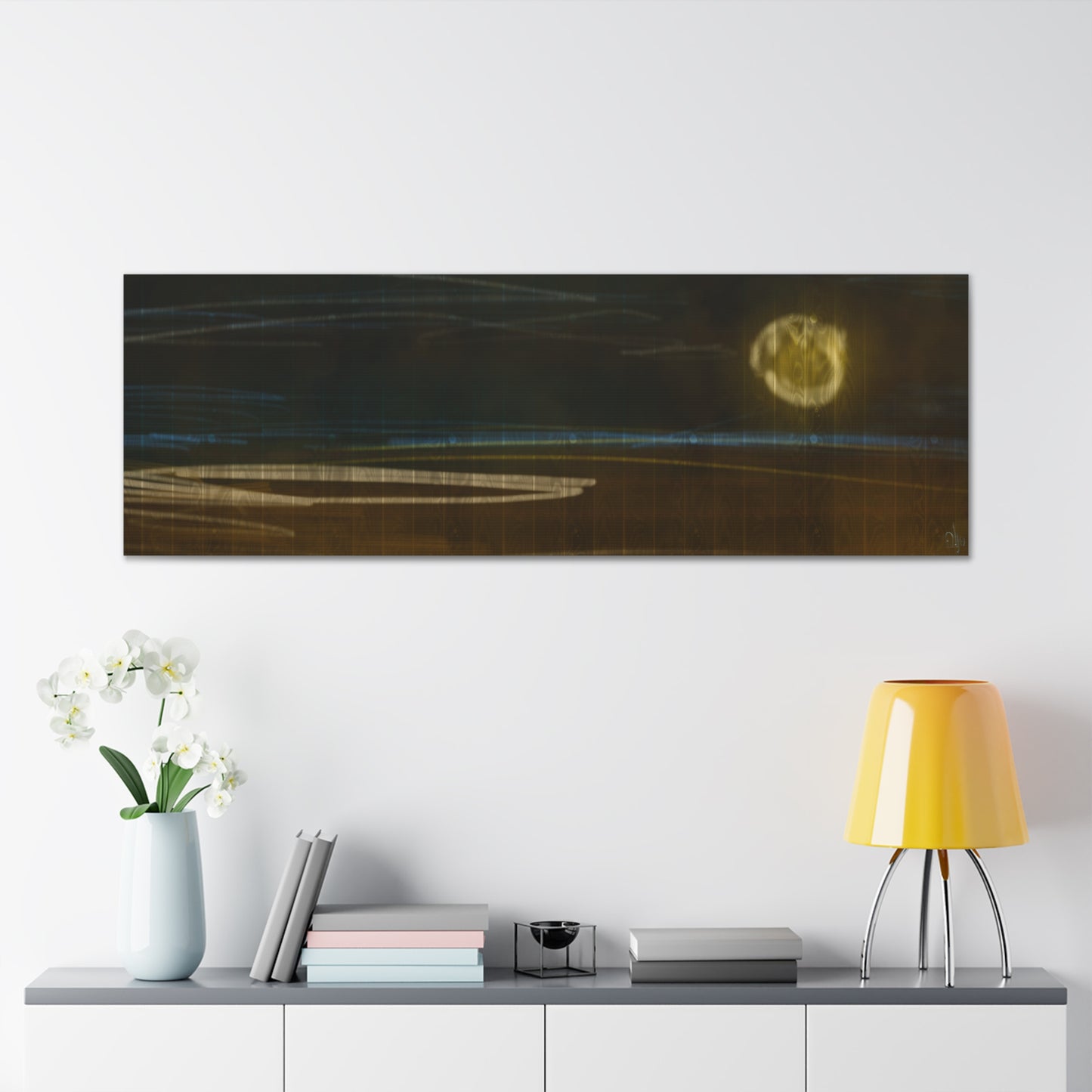 Abstract Coastal 12 Canvas Print