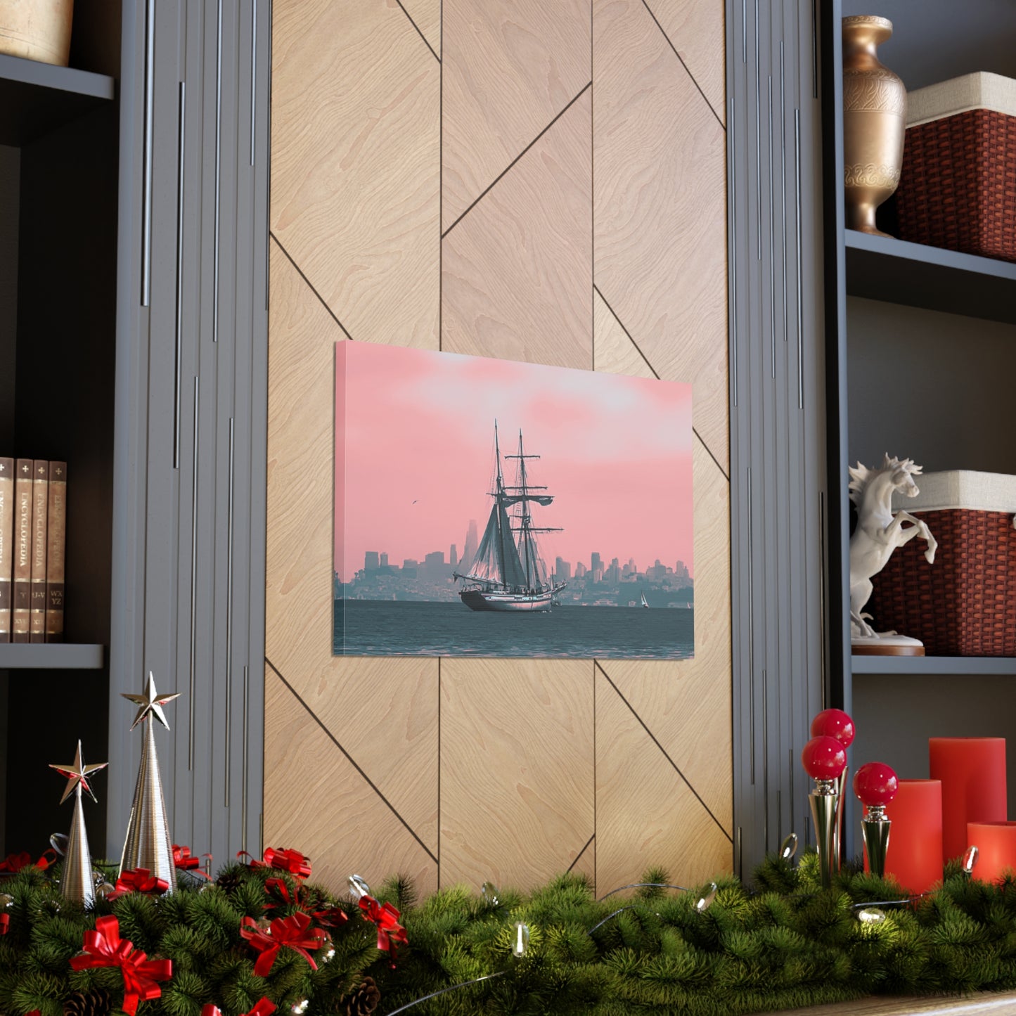 SF Bay Schooner Canvas Print