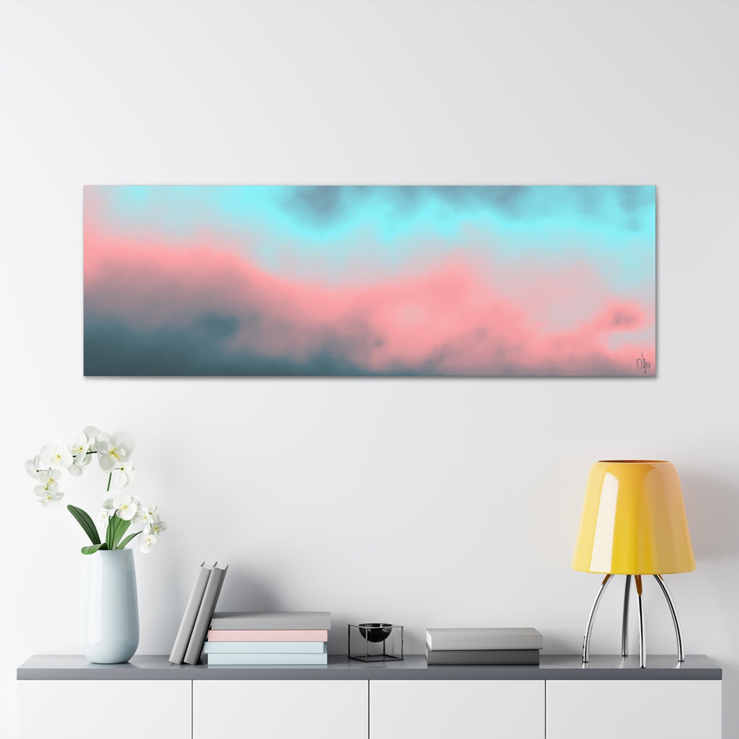 Electrifying Gradient Canvas Print