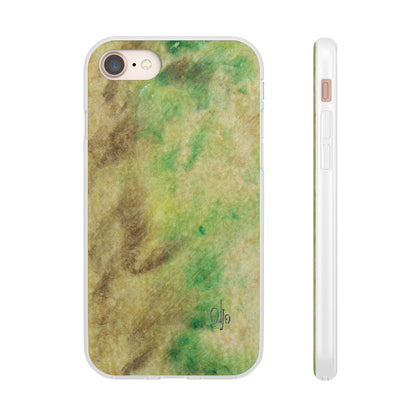 iPhone and Samsung Galaxy Flexi Phone Case Green Marble