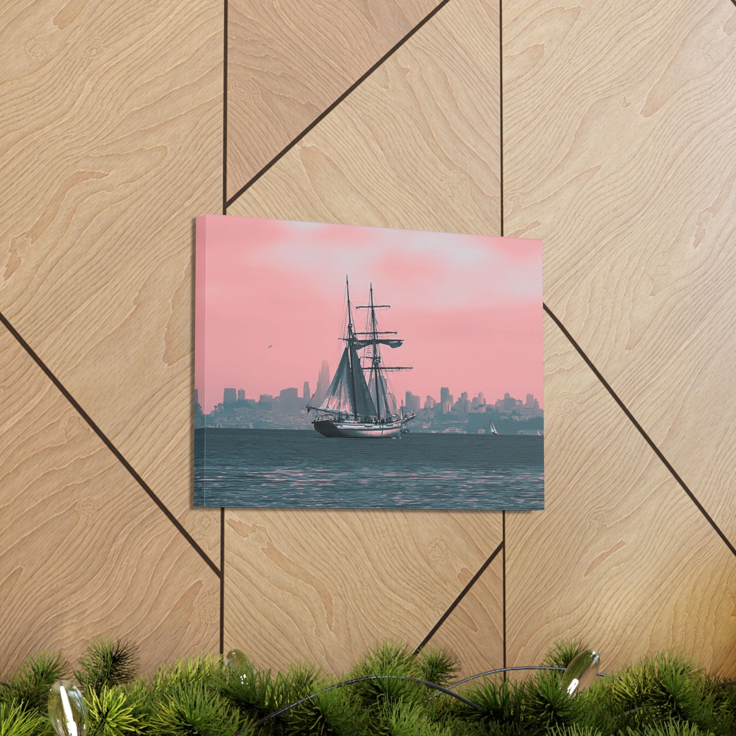 SF Bay Schooner Canvas Print