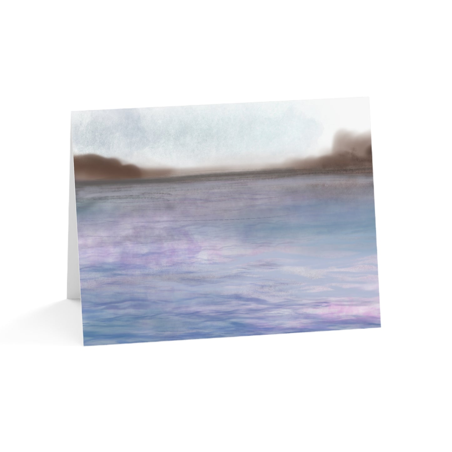 Abstract Coastal 7 Folded Greeting Card