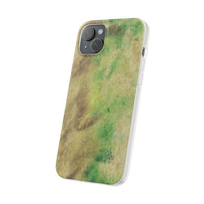 iPhone and Samsung Galaxy Flexi Phone Case Green Marble