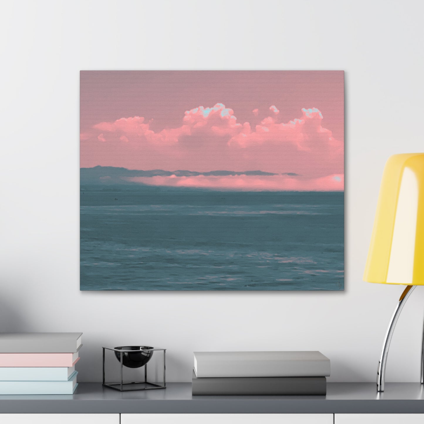 Croco-Cloud Canvas Print