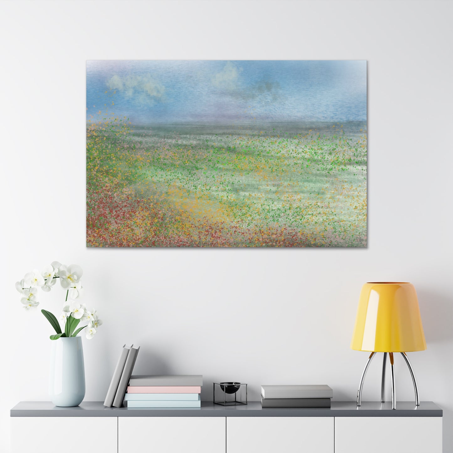 Abstract Coastal 6 Canvas Print