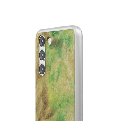 iPhone and Samsung Galaxy Flexi Phone Case Green Marble