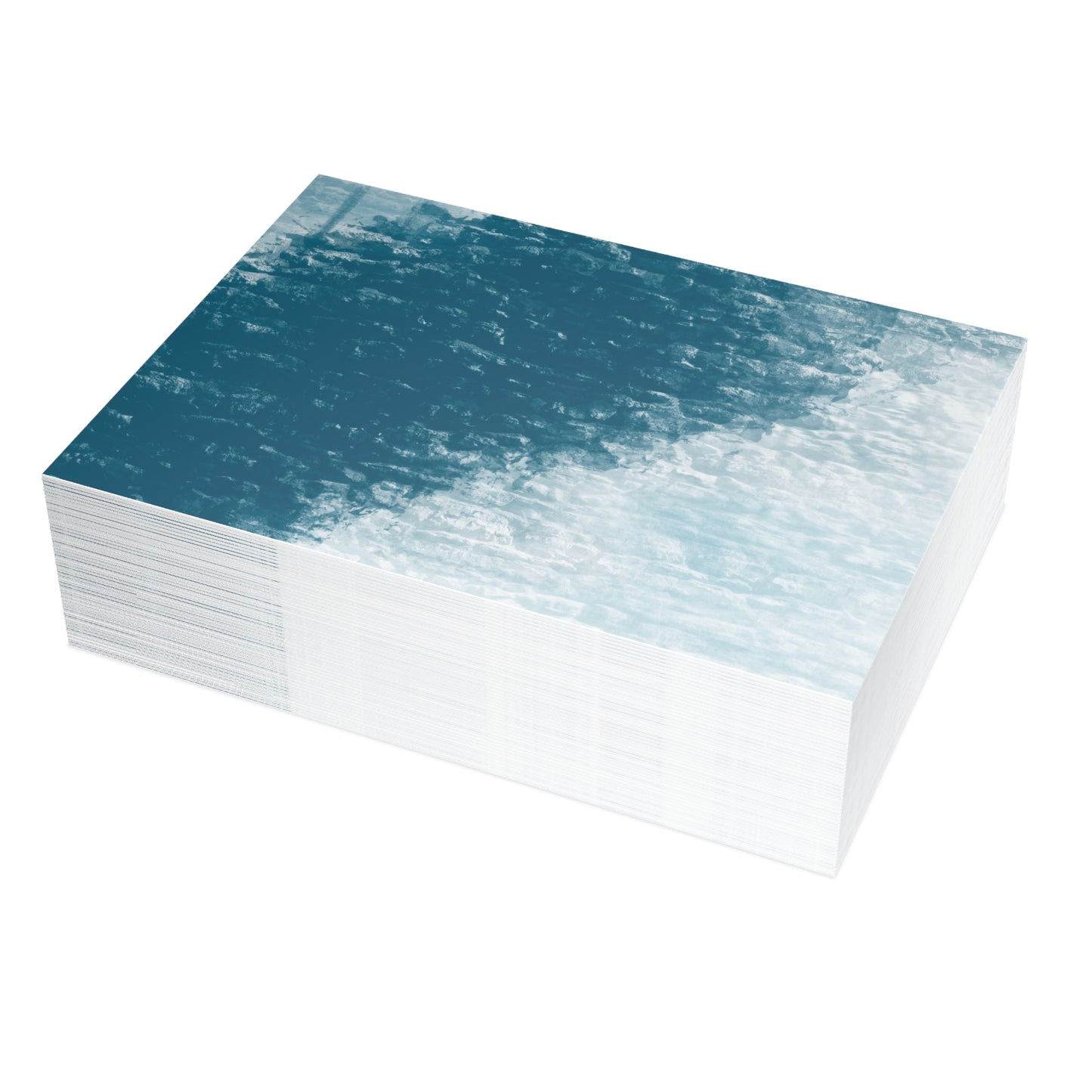 Abstract Coastal 2 Folded Greeting Card