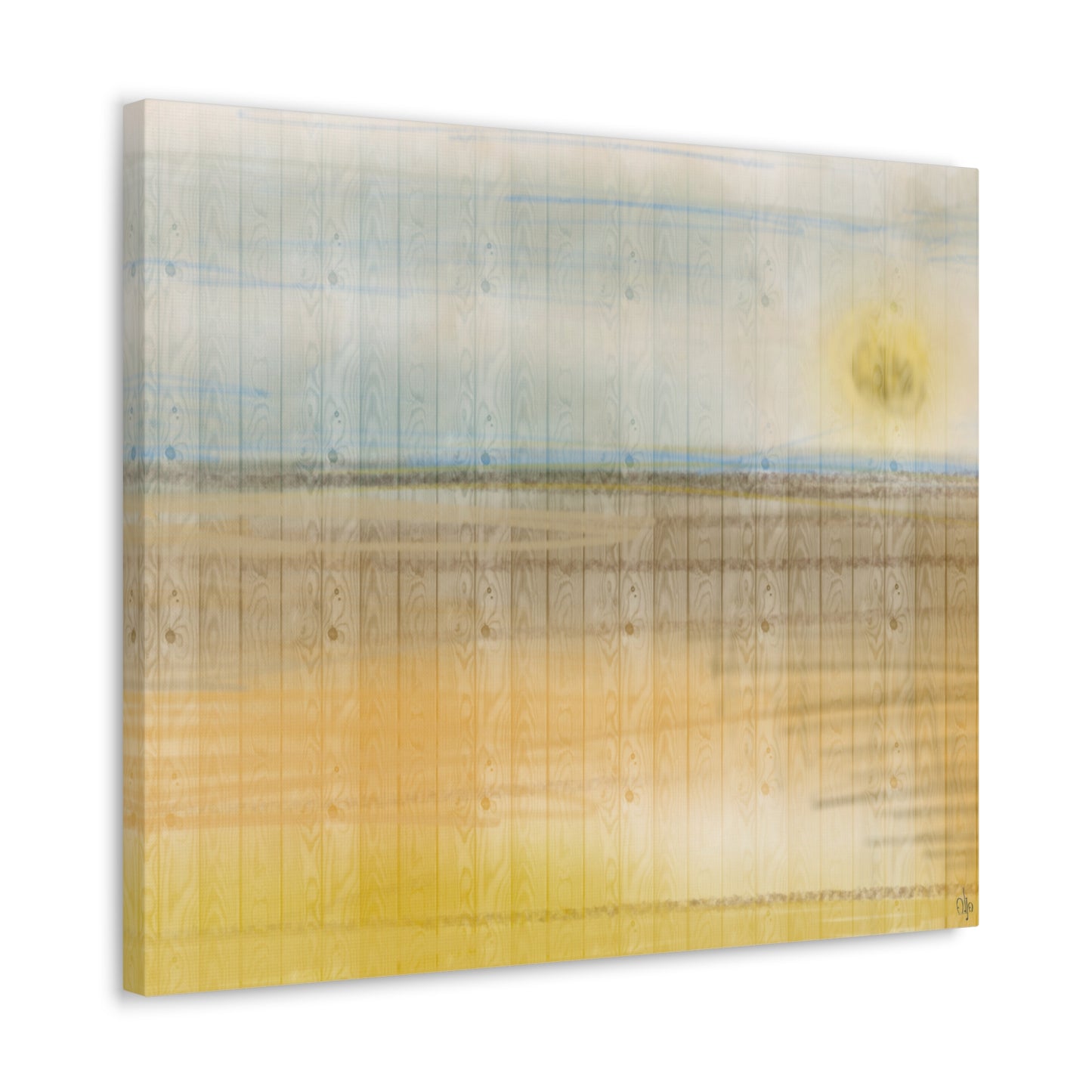 Abstract Coastal 3 Canvas Print