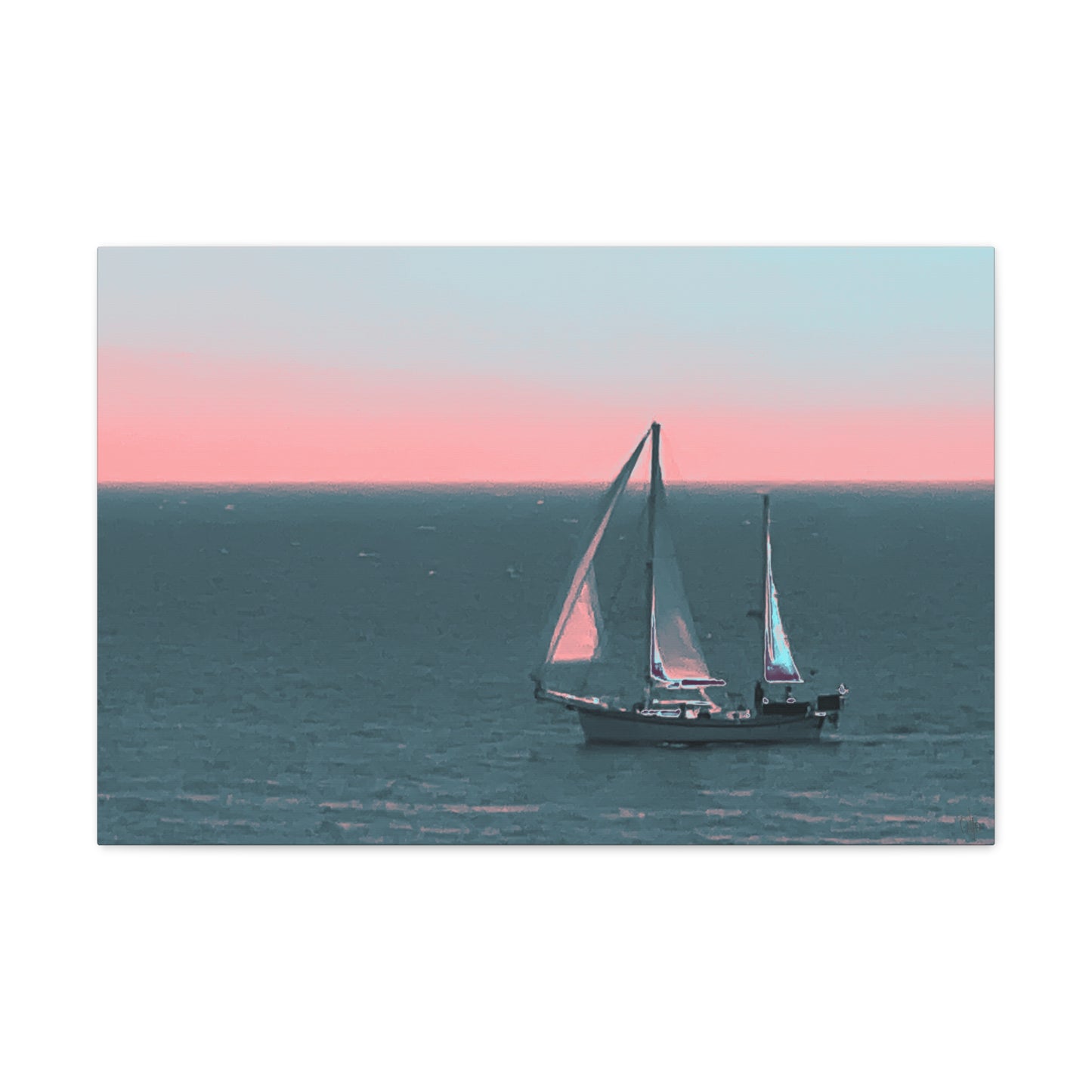 Way to Horizon Canvas Print