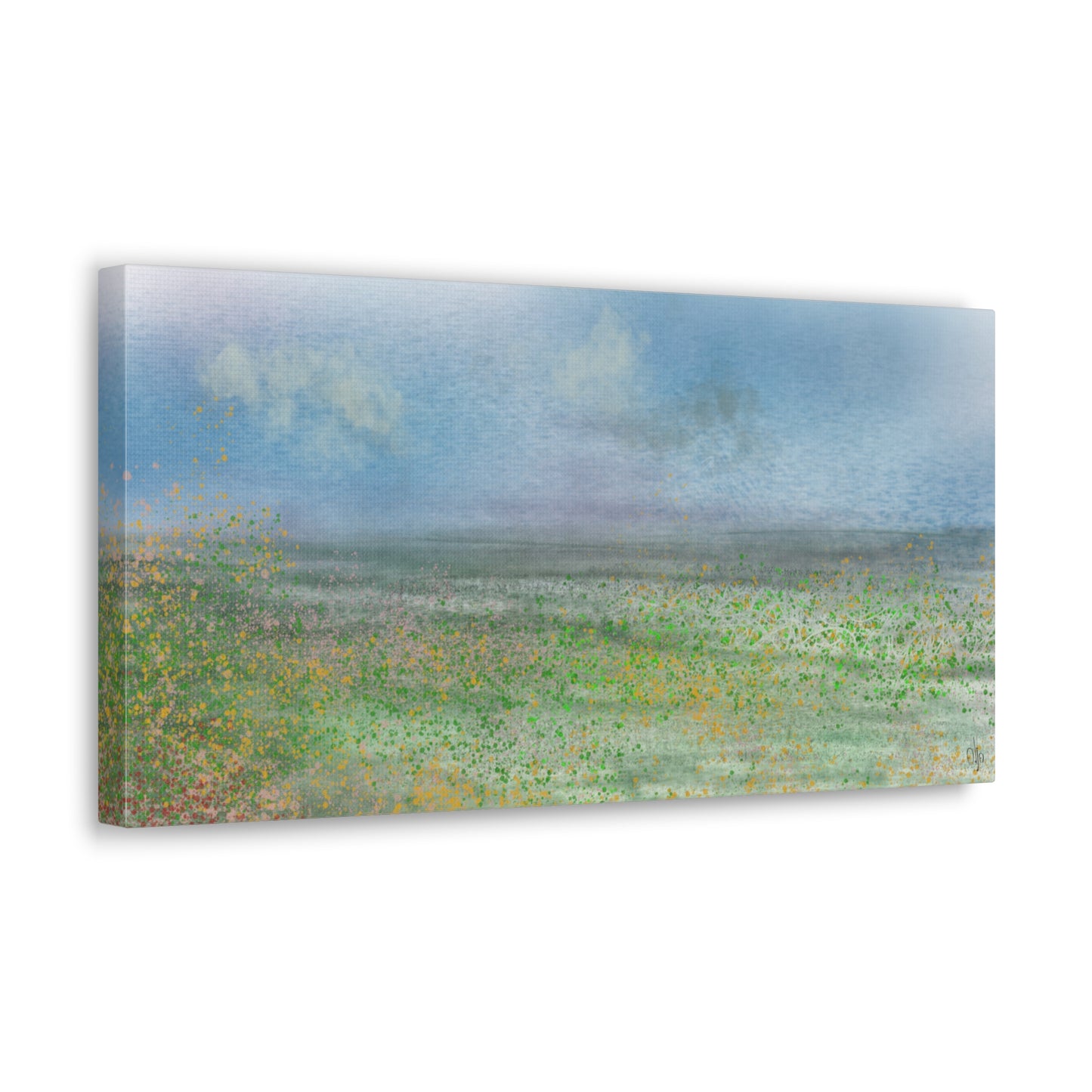 Abstract Coastal 6 Canvas Print