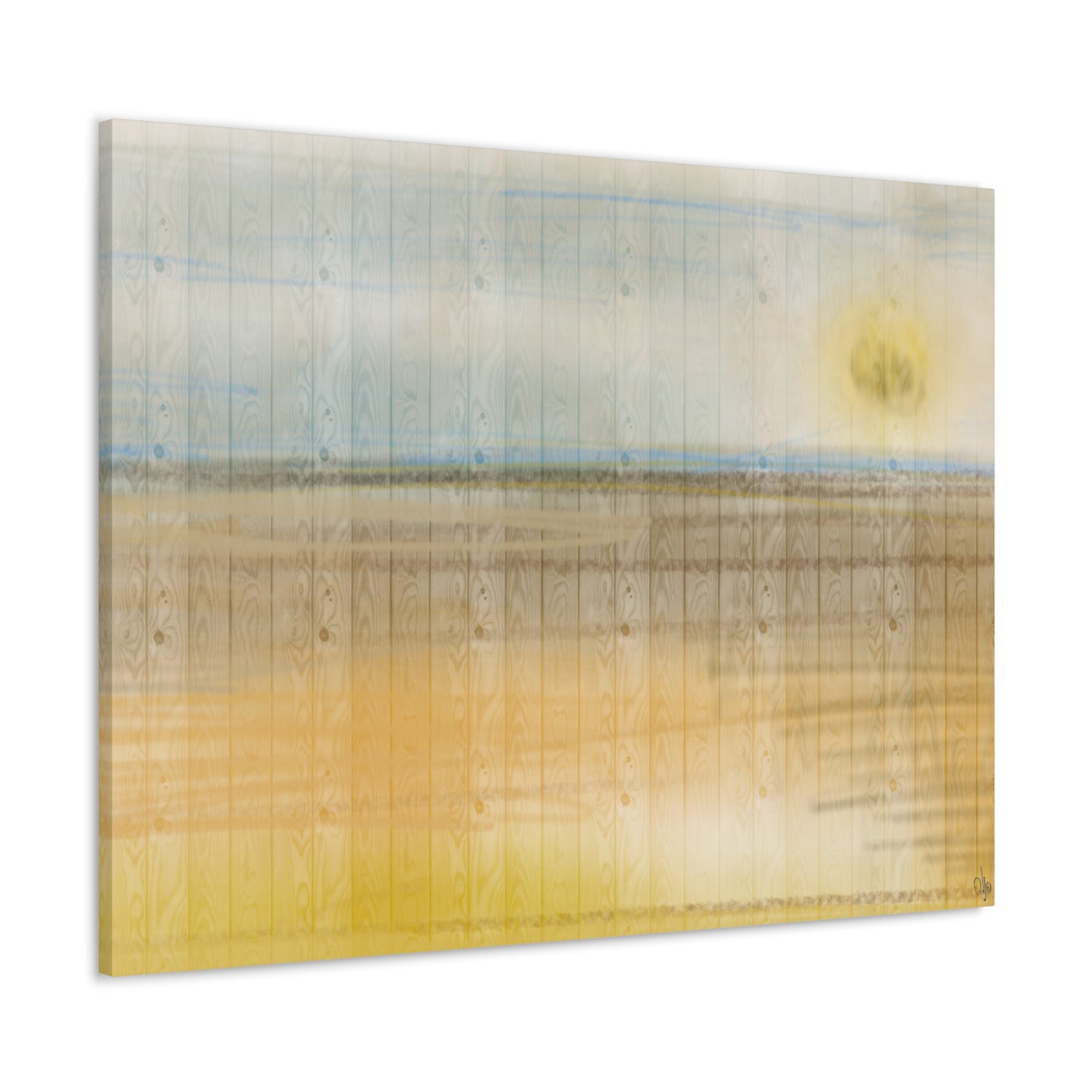 Abstract Coastal 3 Canvas Print