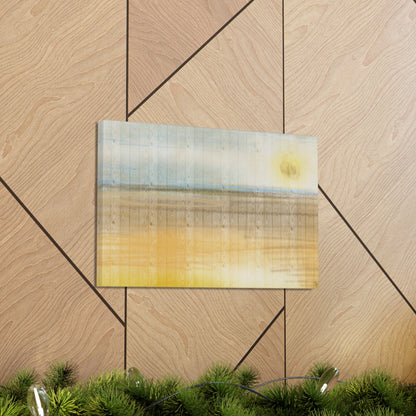 Abstract Coastal 3 Canvas Print