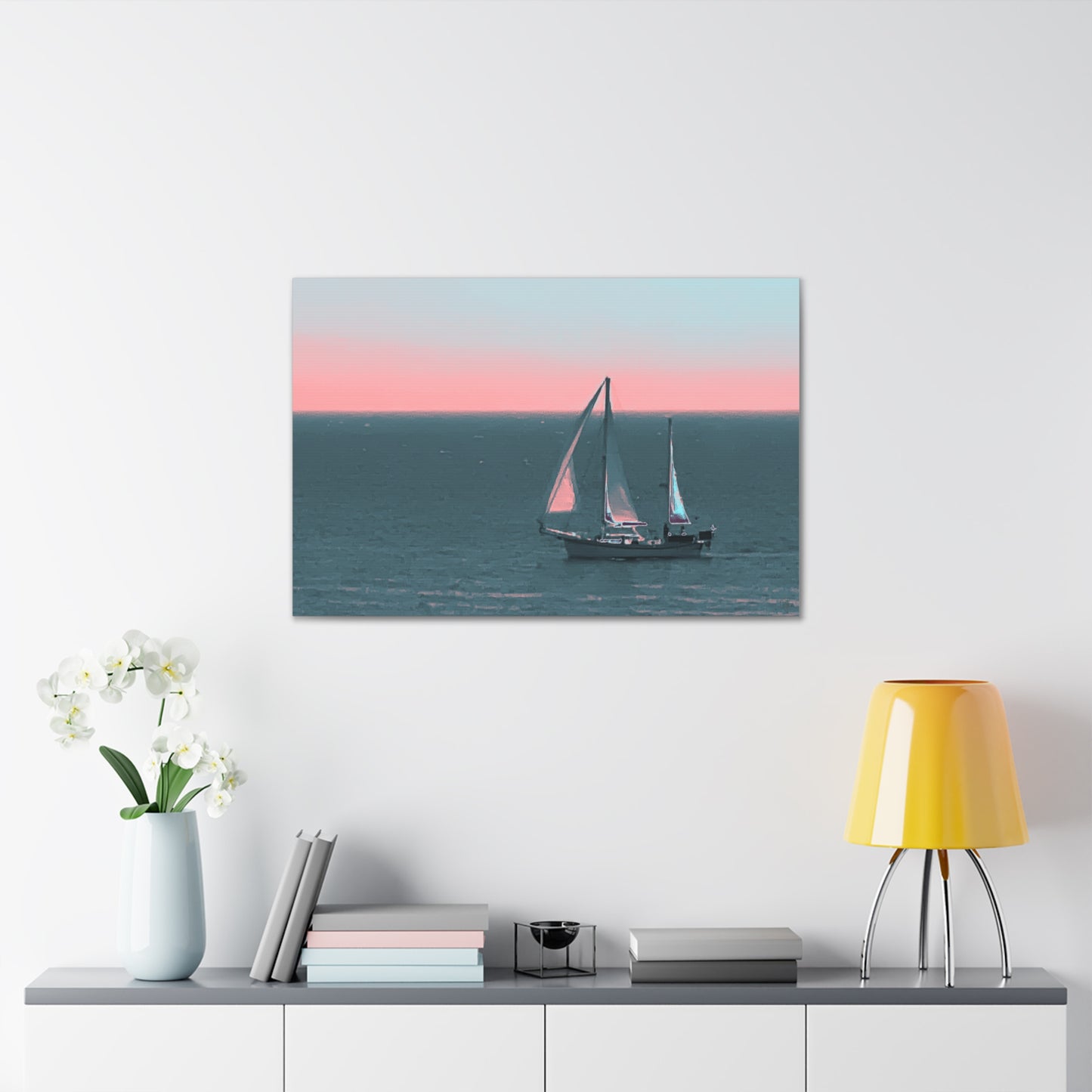 Way to Horizon Canvas Print