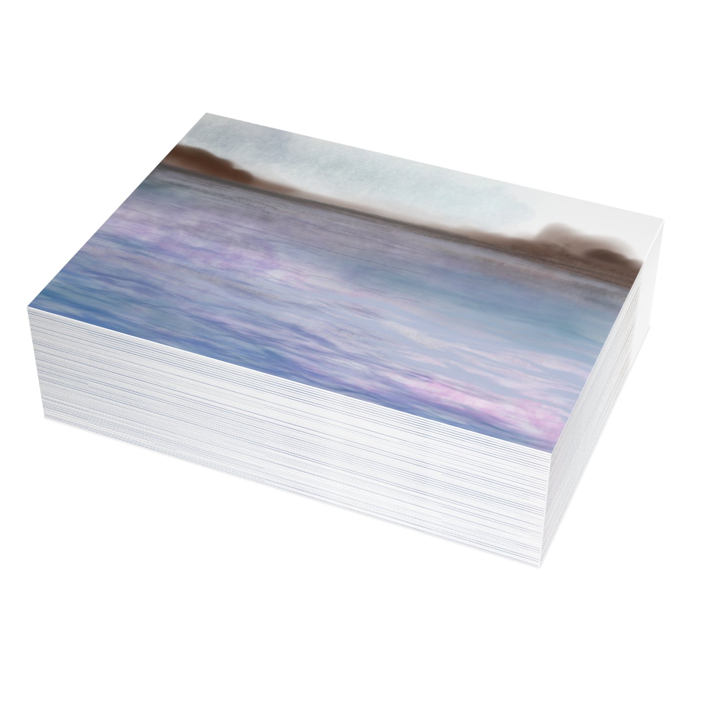 Abstract Coastal 7 Folded Greeting Card