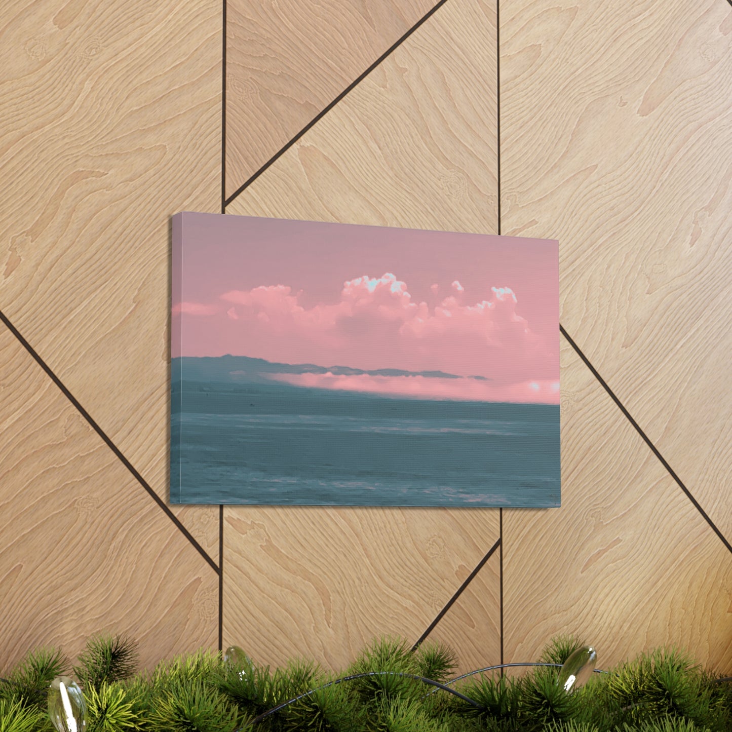 Croco-Cloud Canvas Print