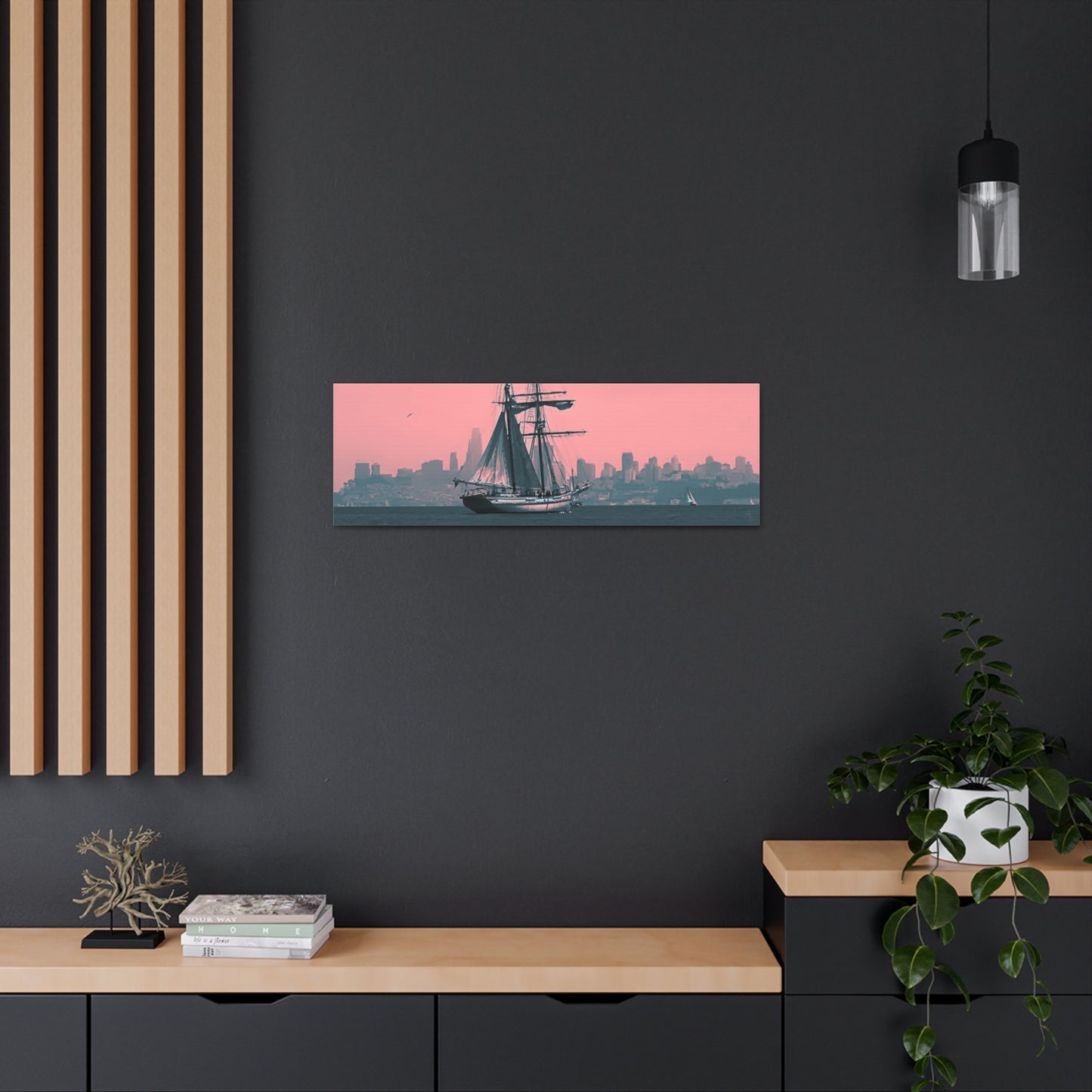 SF Bay Schooner Canvas Print